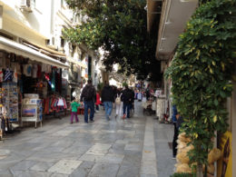 The Plaka District in Athens, Greece