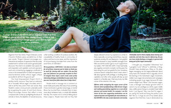 Page from Issue 12 Interview With Emily von Euw