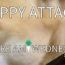 Close-up picture of a dog's face with white text in the foreground that says "Puppy Attack! Where Am I Wednesday"